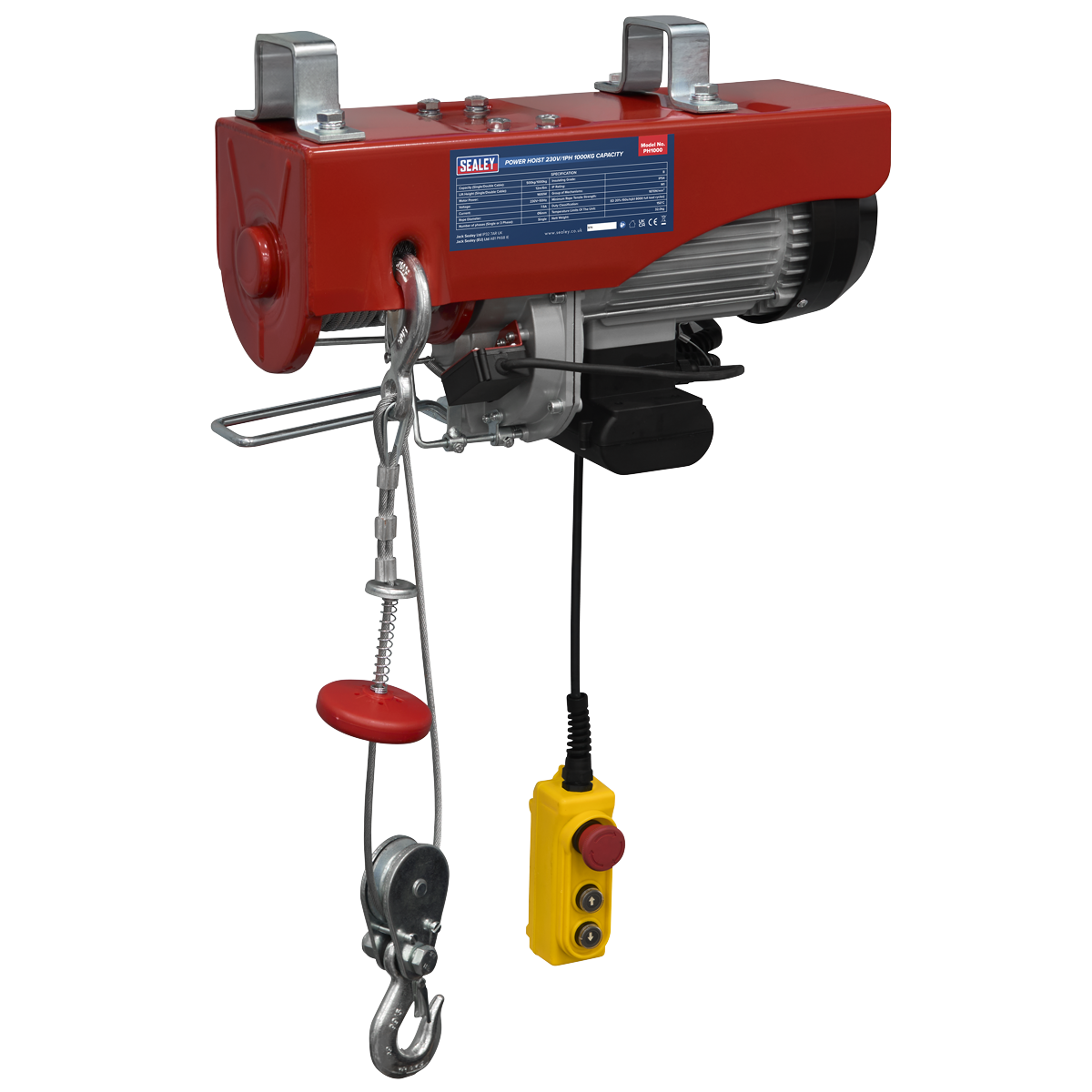 Power Hoist 230V/1ph 1000kg Capacity PH1000