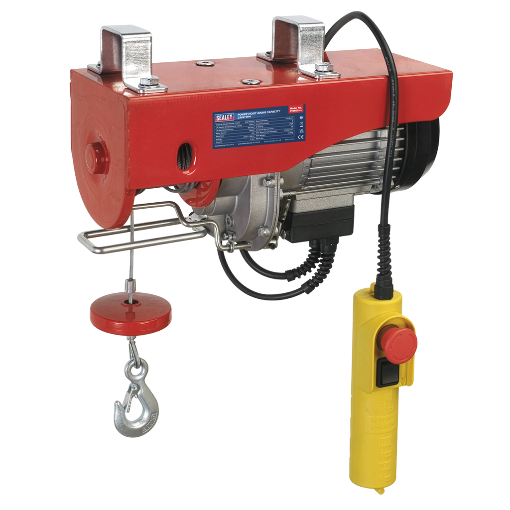 Power Hoist 400kg Capacity 230V/1ph PH400