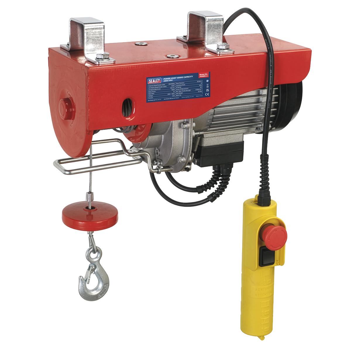 Power Hoist 400kg Capacity 230V/1ph PH400