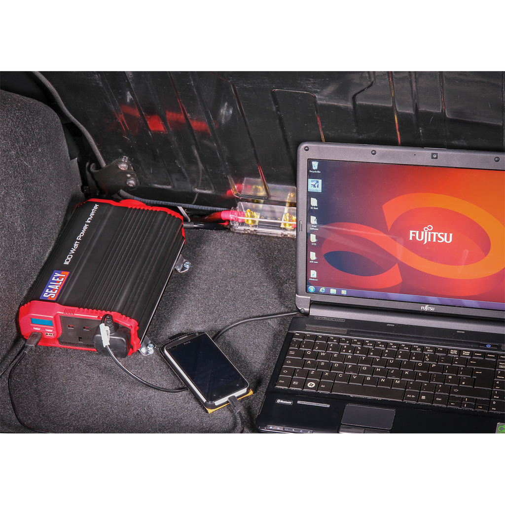 Modified Sine Wave Power Inverter 1100W 12V PI1100