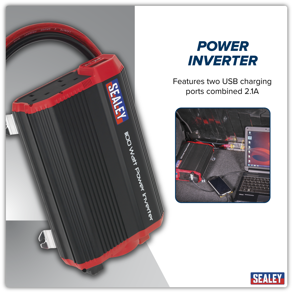 Modified Sine Wave Power Inverter 1100W 12V PI1100
