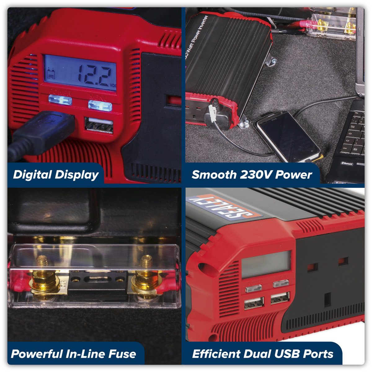 Modified Sine Wave Power Inverter 1100W 12V PI1100
