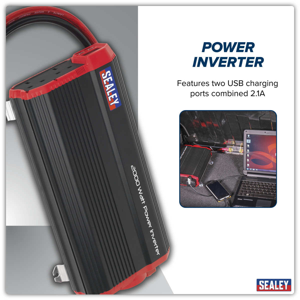 Modified Sine Wave Power Inverter 2000W 12V PI2000