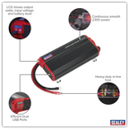 Modified Sine Wave Power Inverter 2000W 12V PI2000