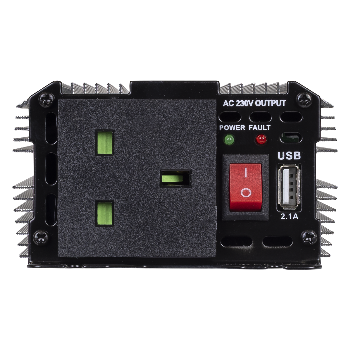 500W Modified Sine Wave Power Inverter 12V DC - 230V ~ 50Hz PI500