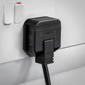 13A Heavy-Duty Rewirable Plug - Black PL/13/3S