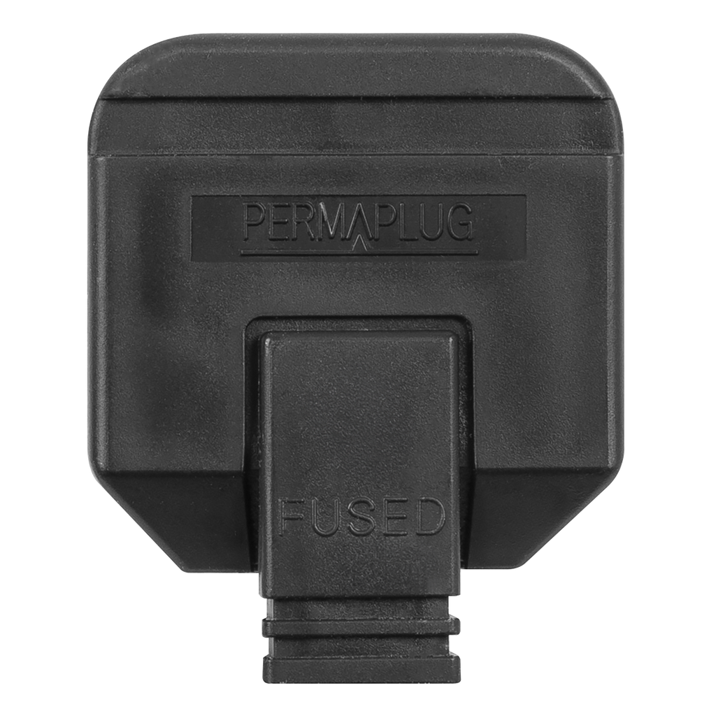 13A Heavy-Duty Rewirable Plug - Black PL/13/3S