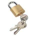 Brass Body Padlock 30mm PL100