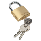 Brass Body Padlock 40mm PL101