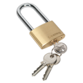 Brass Body Padlock Long Shackle 50mm PL102L