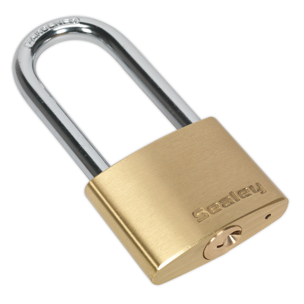 Brass Body Padlock Long Shackle 50mm PL102L