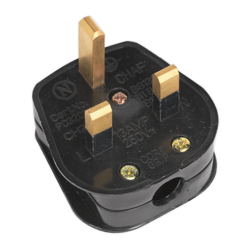 13A Plug - Black PL13/320S