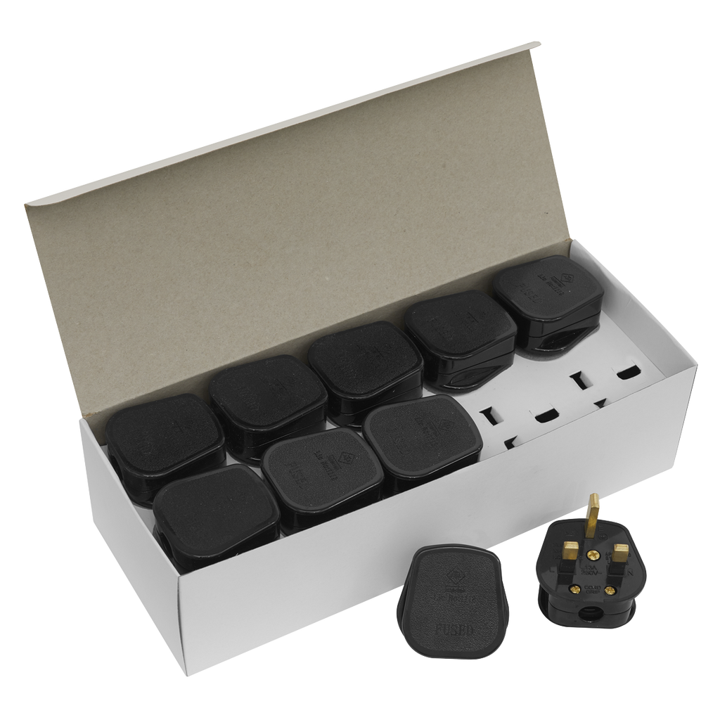 13A Plug, Black - Pack of 20 PL13/320