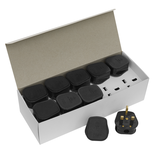 13A Plug, Black - Pack of 20 PL13/320