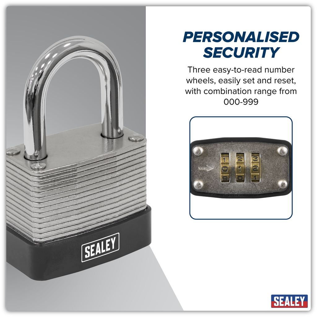 Steel Body Combination Padlock 40mm PL301C