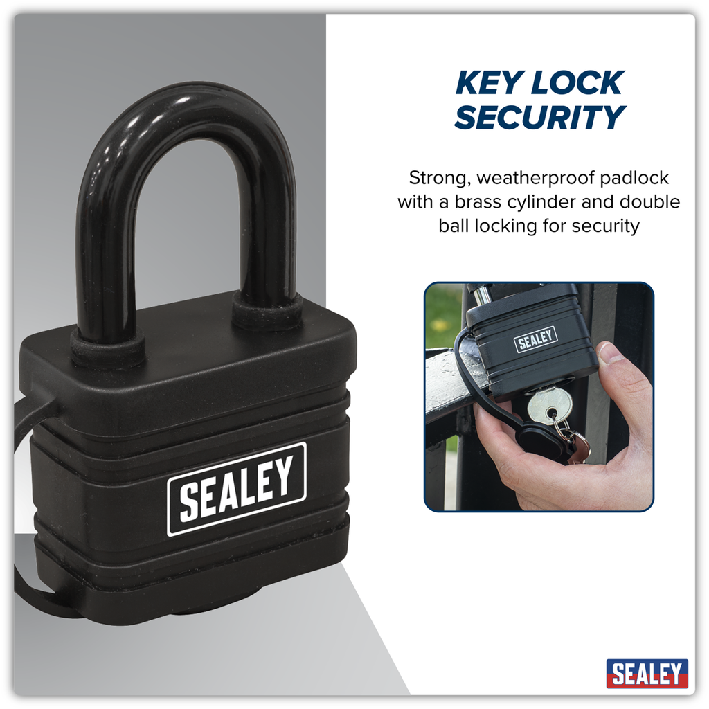54mm Steel Body Weatherproof Padlock PL302W