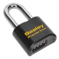 Steel Body Combination Padlock Long Shackle 62mm PL603L