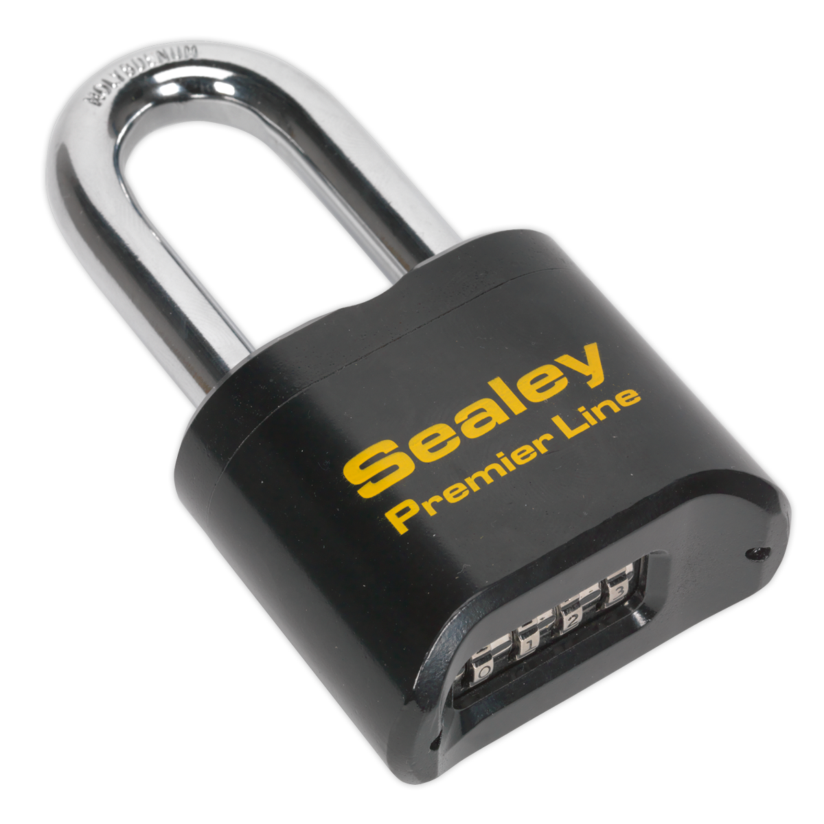 Steel Body Combination Padlock Long Shackle 62mm PL603L