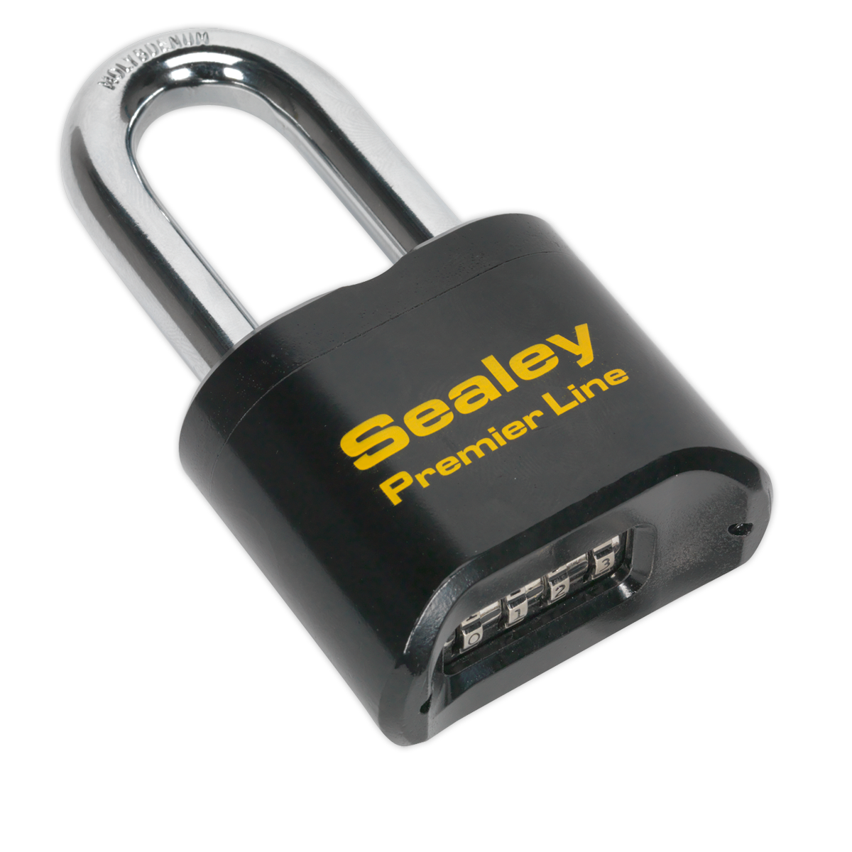 Steel Body Combination Padlock Long Shackle 62mm PL603L