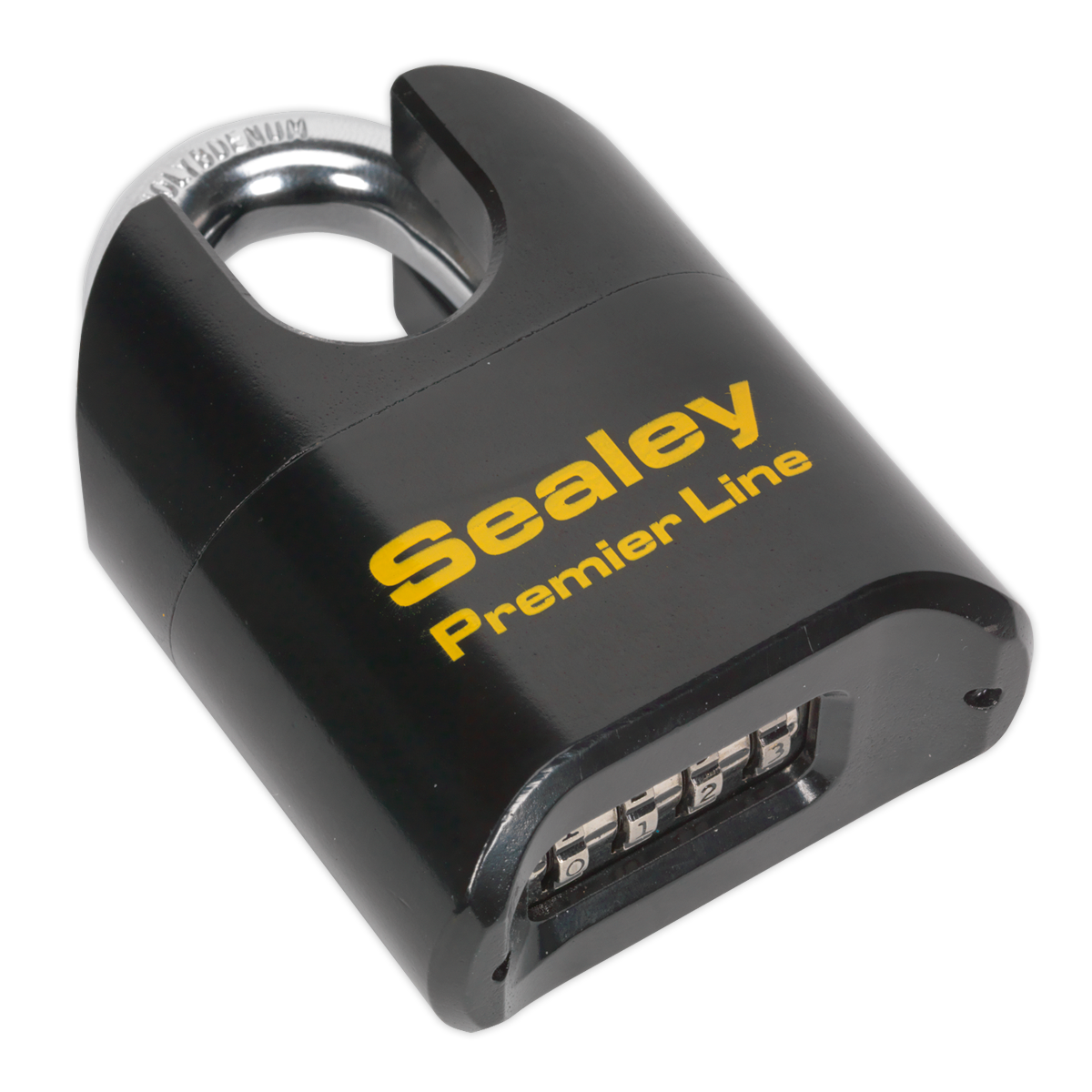 Steel Body Combination Padlock Shrouded Shackle 62mm PL603S