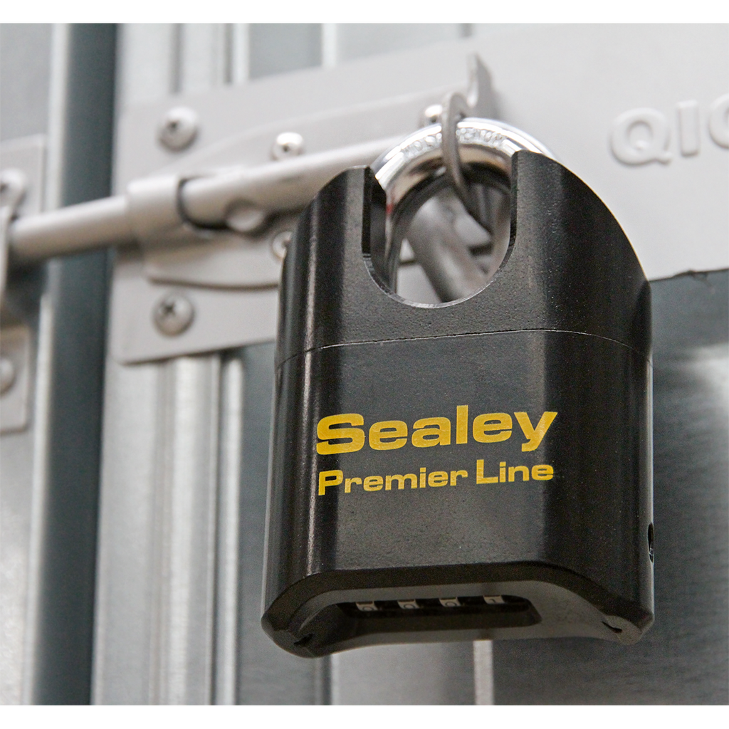 Steel Body Combination Padlock Shrouded Shackle 62mm PL603S