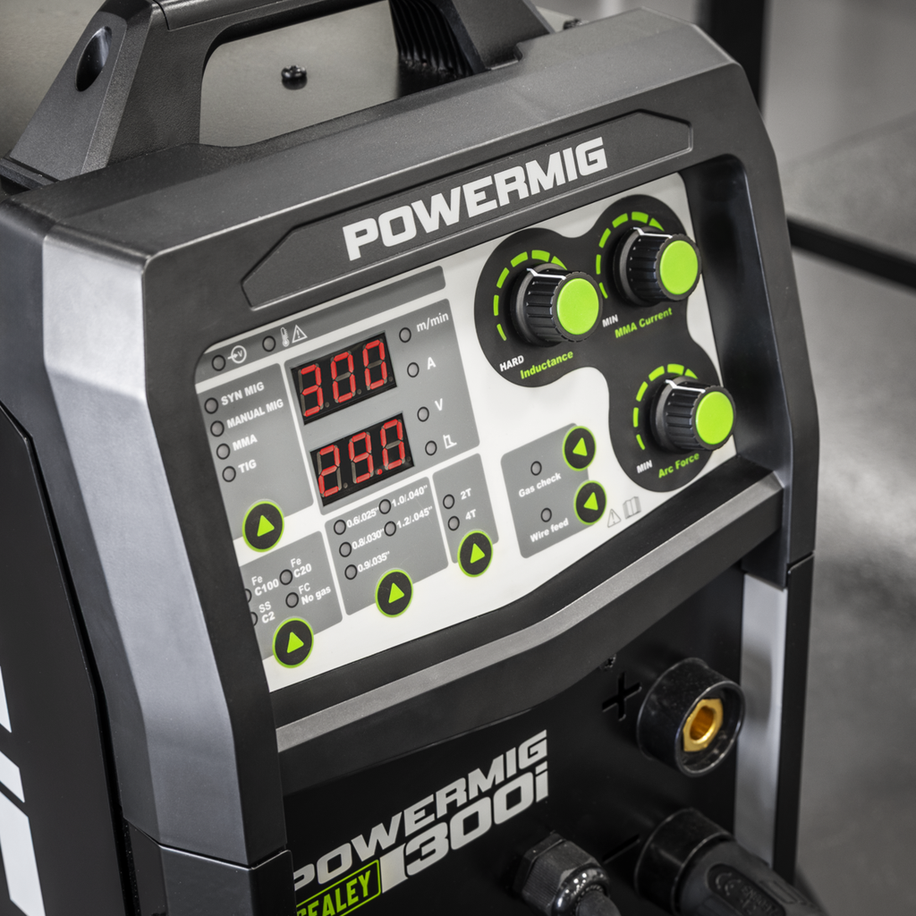 300A Professional Gas/Gasless MIG/TIG/MMA Inverter Welder 400V 3ph POWERMIG300i