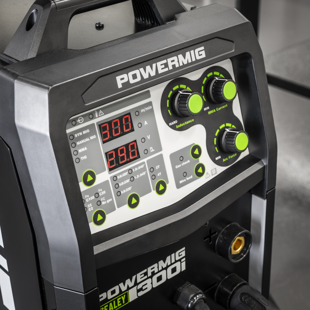 300A Professional Gas/Gasless MIG/TIG/MMA Inverter Welder 400V 3ph POWERMIG300i