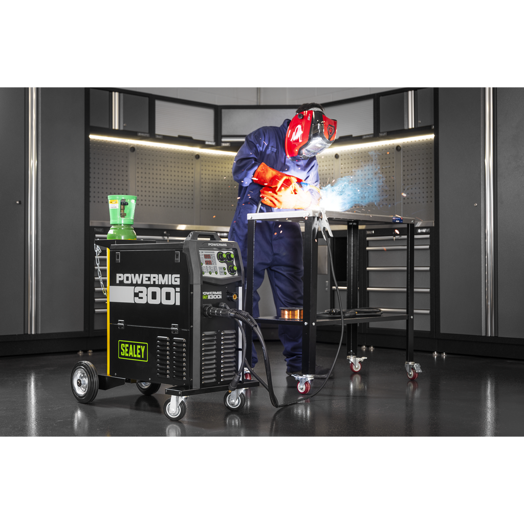 300A Professional Gas/Gasless MIG/TIG/MMA Inverter Welder 400V 3ph POWERMIG300i