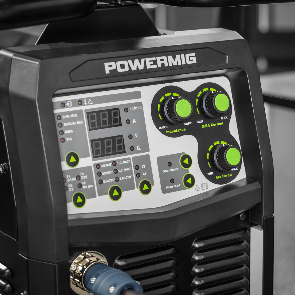500A Professional Gas/Gasless MIG/TIG/MMA Inverter Welder With Portable Wire Feeder 400V/3ph POWERMIG500i