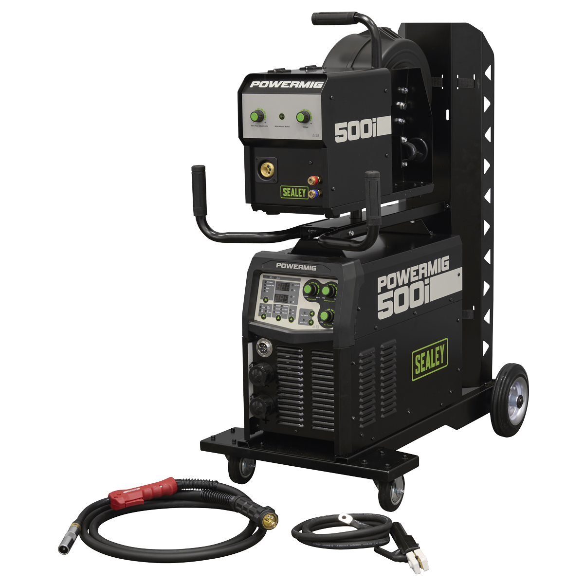500A Professional Gas/Gasless MIG/TIG/MMA Inverter Welder With Portable Wire Feeder 400V/3ph POWERMIG500i