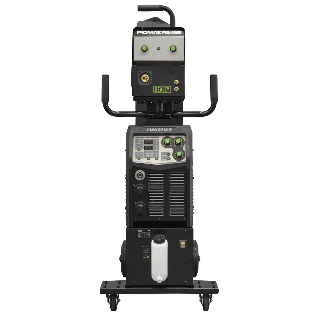 500A Professional Gas/Gasless MIG/TIG/MMA Inverter Welder with Portable Wire Feeder & Water Cooler 400V 3ph POWERMIG500Wi