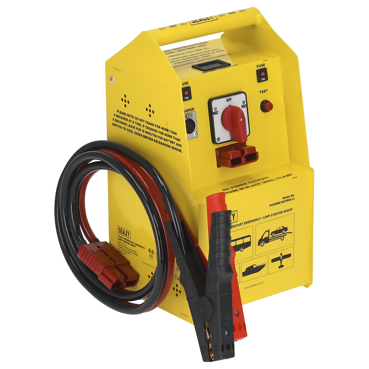 12/24V Emergency Jump Starter 500hp Start POWERSTART500