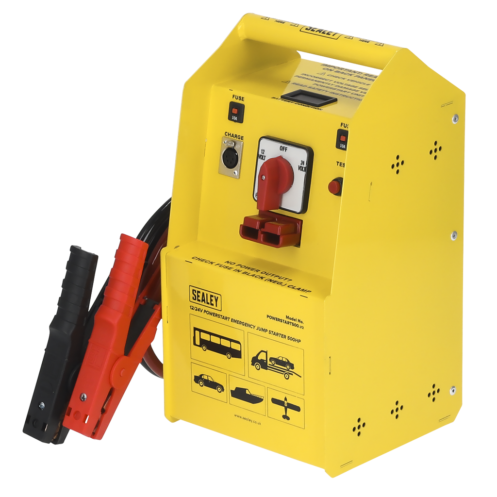 12/24V Emergency Jump Starter 500hp Start POWERSTART500