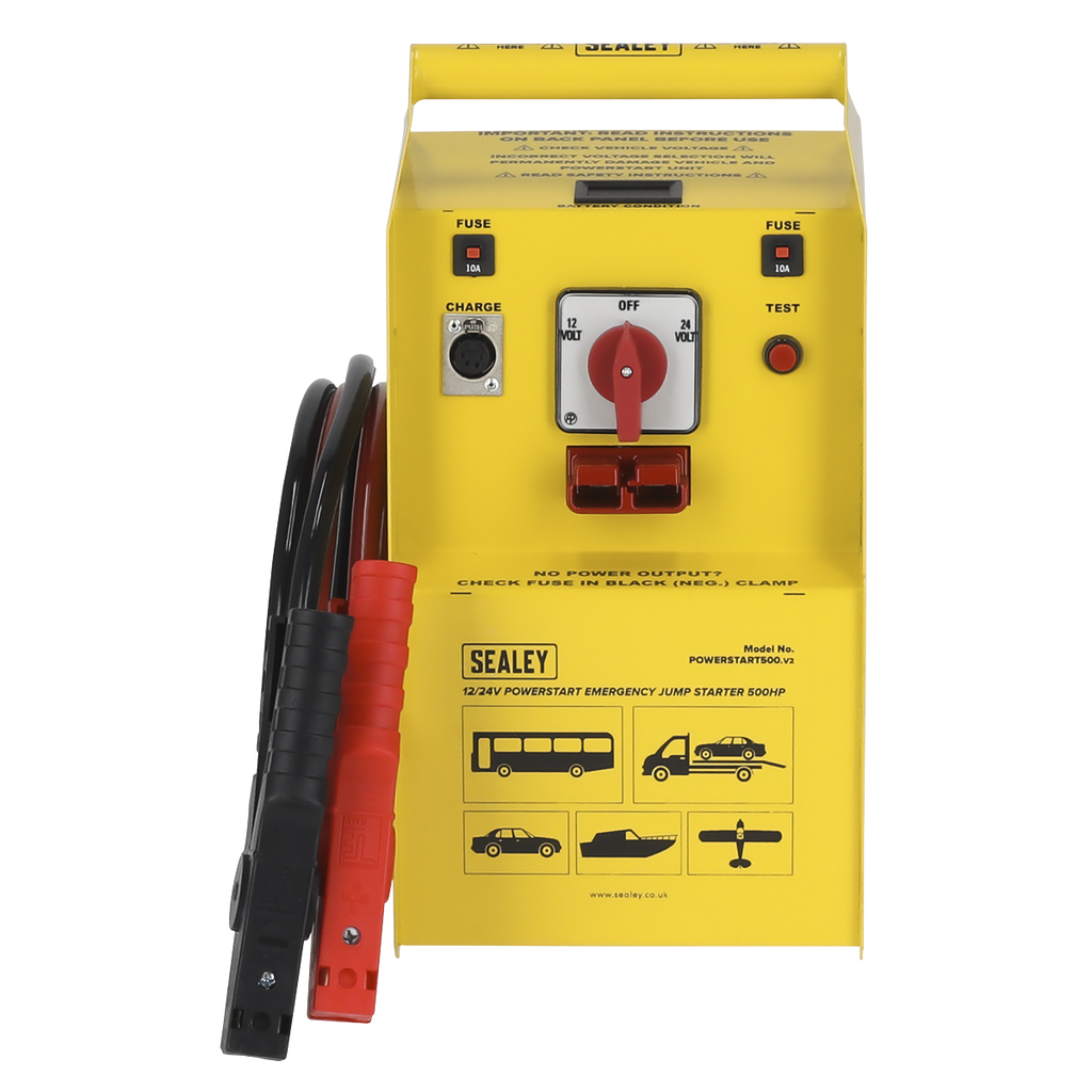 12/24V Emergency Jump Starter 500hp Start POWERSTART500