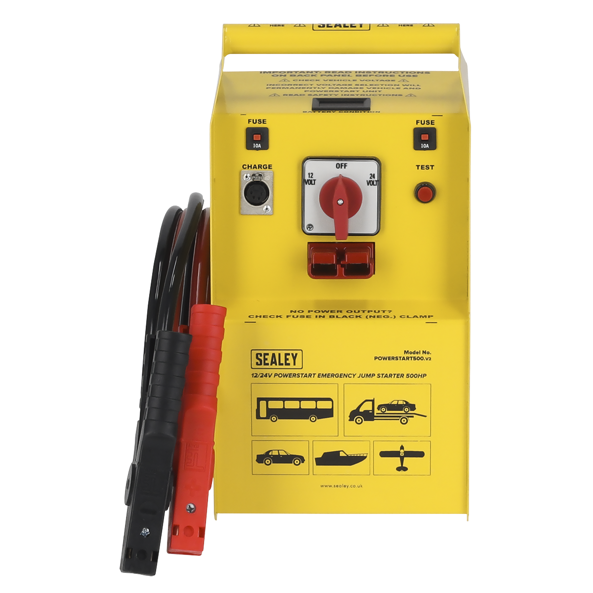 12/24V Emergency Jump Starter 500hp Start POWERSTART500