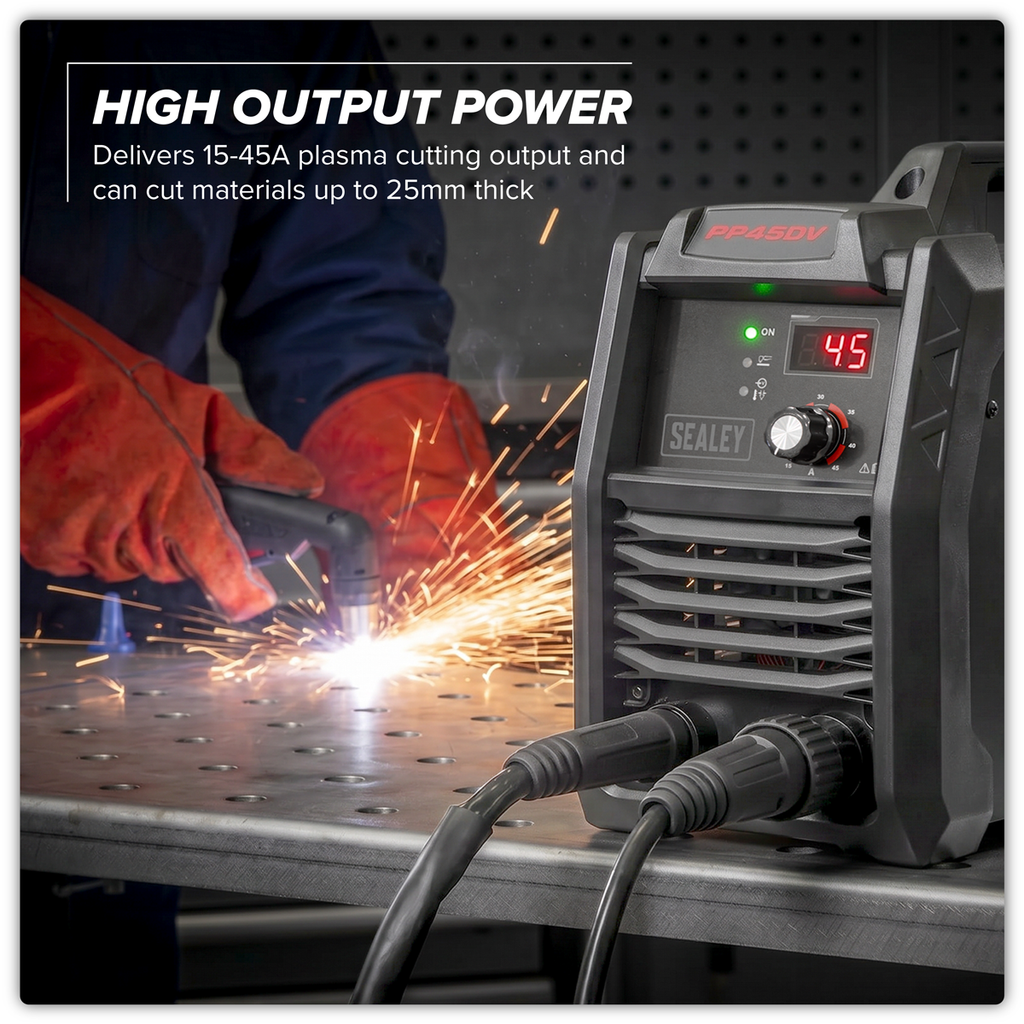 Dual Voltage Plasma Cutter Inverter 45A PP45DV