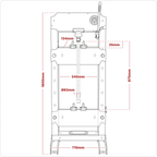 Floor Type Hydraulic Press 20 Tonne PPF20S