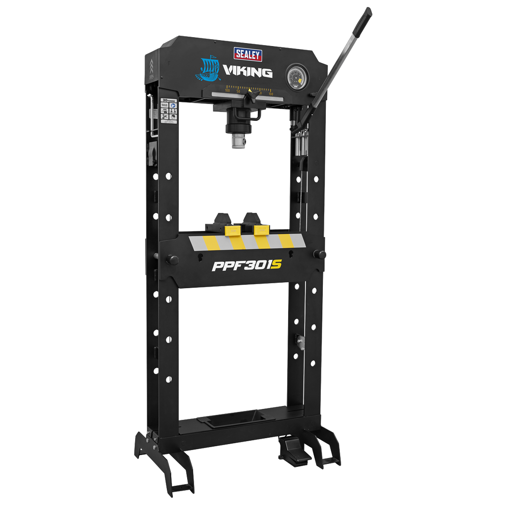 Floor Type Air/Hydraulic Press with Sliding Ram and Foot Pedal 30 Tonne PPF301S