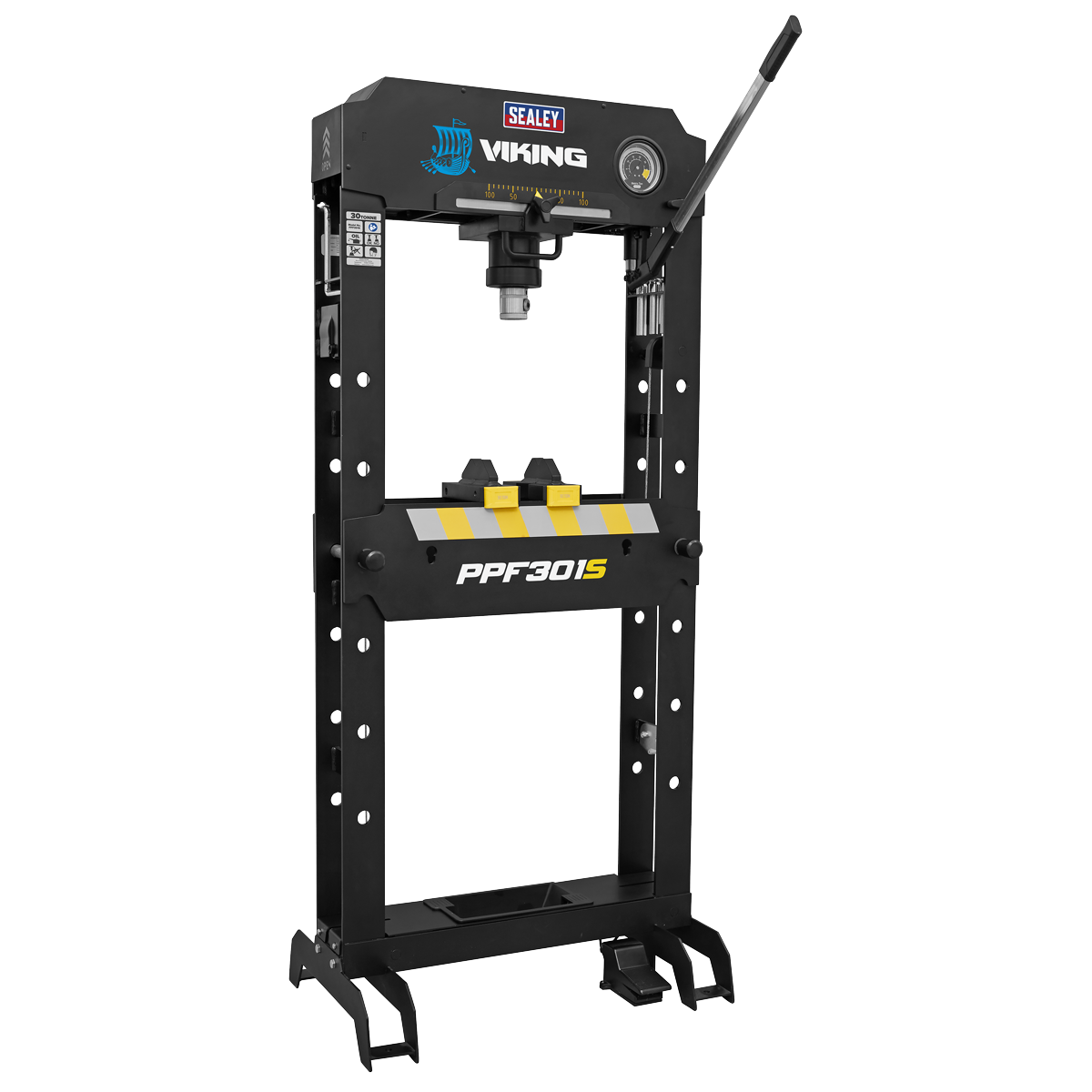 Floor Type Air/Hydraulic Press with Sliding Ram and Foot Pedal 30 Tonne PPF301S