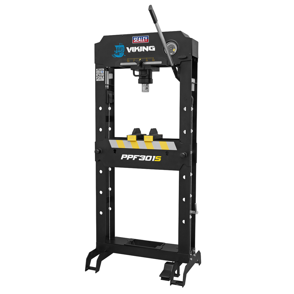 Floor Type Air/Hydraulic Press with Sliding Ram and Foot Pedal 30 Tonne PPF301S