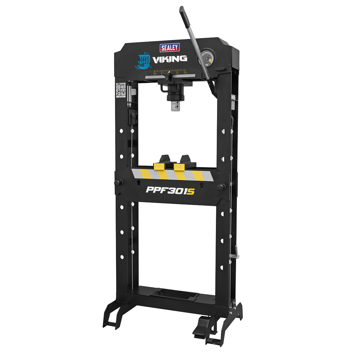Floor Type Air/Hydraulic Press with Sliding Ram and Foot Pedal 30 Tonne PPF301S