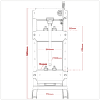 Floor Type Hydraulic Press 30 Tonne PPF30S