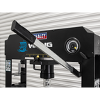 Floor Type Air/Hydraulic Press with Sliding Ram and Foot Pedal 50 Tonne PPF501S