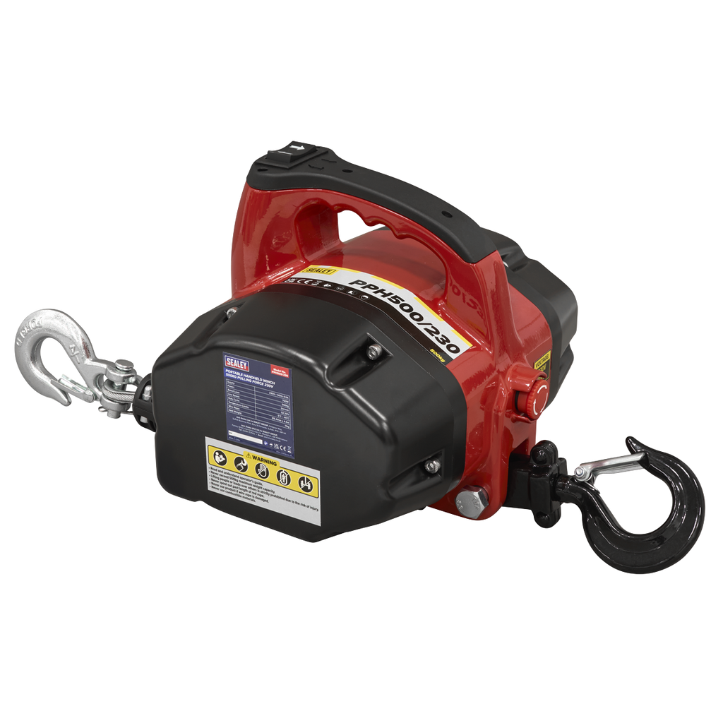Portable Handheld Winch 500kg Pulling Force 230V PPH500/230