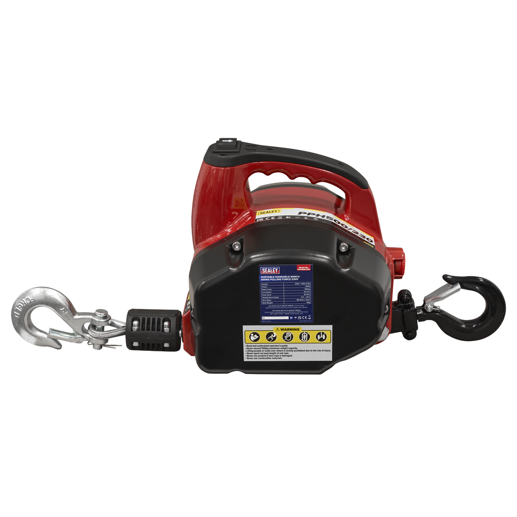 Portable Handheld Winch 500kg Pulling Force 230V PPH500/230