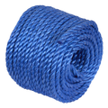 Polypropylene Split Film Twisted Rope 8mm x 30m, Blue PR830