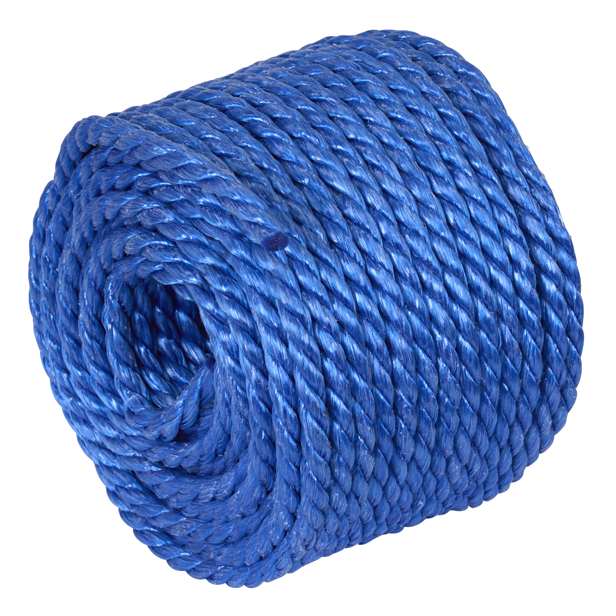 Polypropylene Split Film Twisted Rope 8mm x 30m, Blue PR830