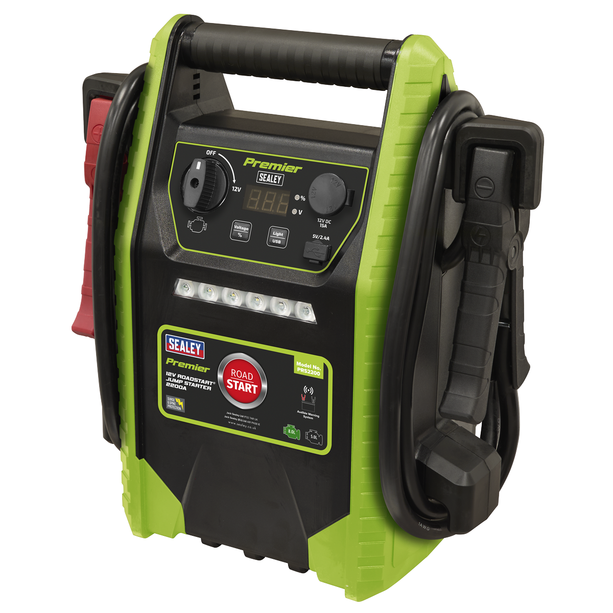 12V Jump Starter 2200 Peak Amps PRS2200