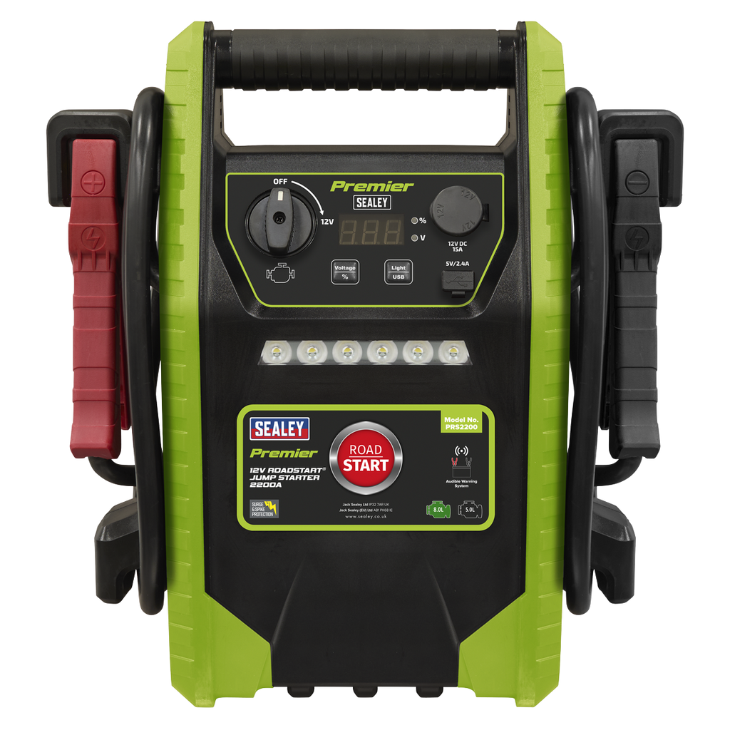 12V Jump Starter 2200 Peak Amps PRS2200