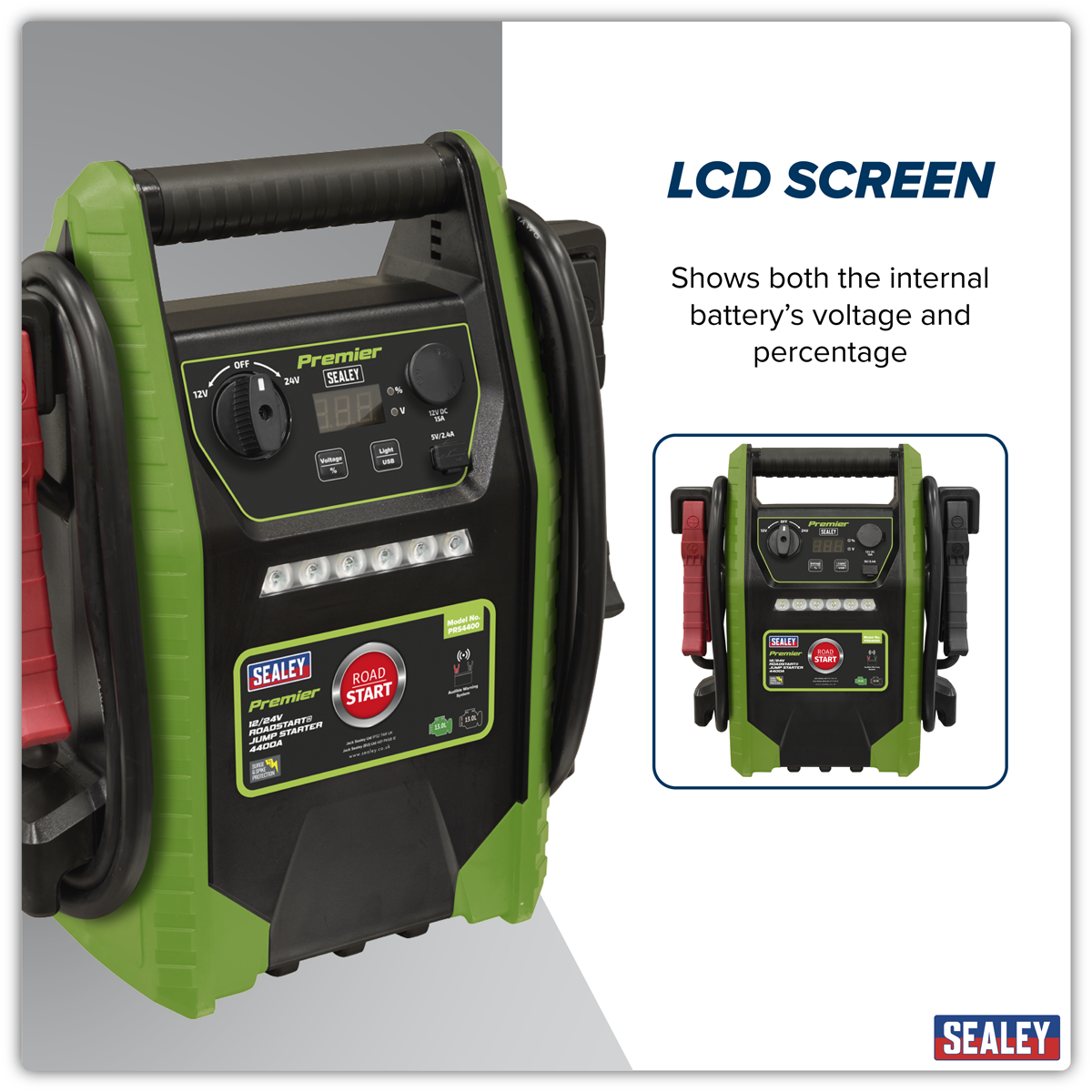 12/24V Jump Starter 4400 Peak Amps PRS4400